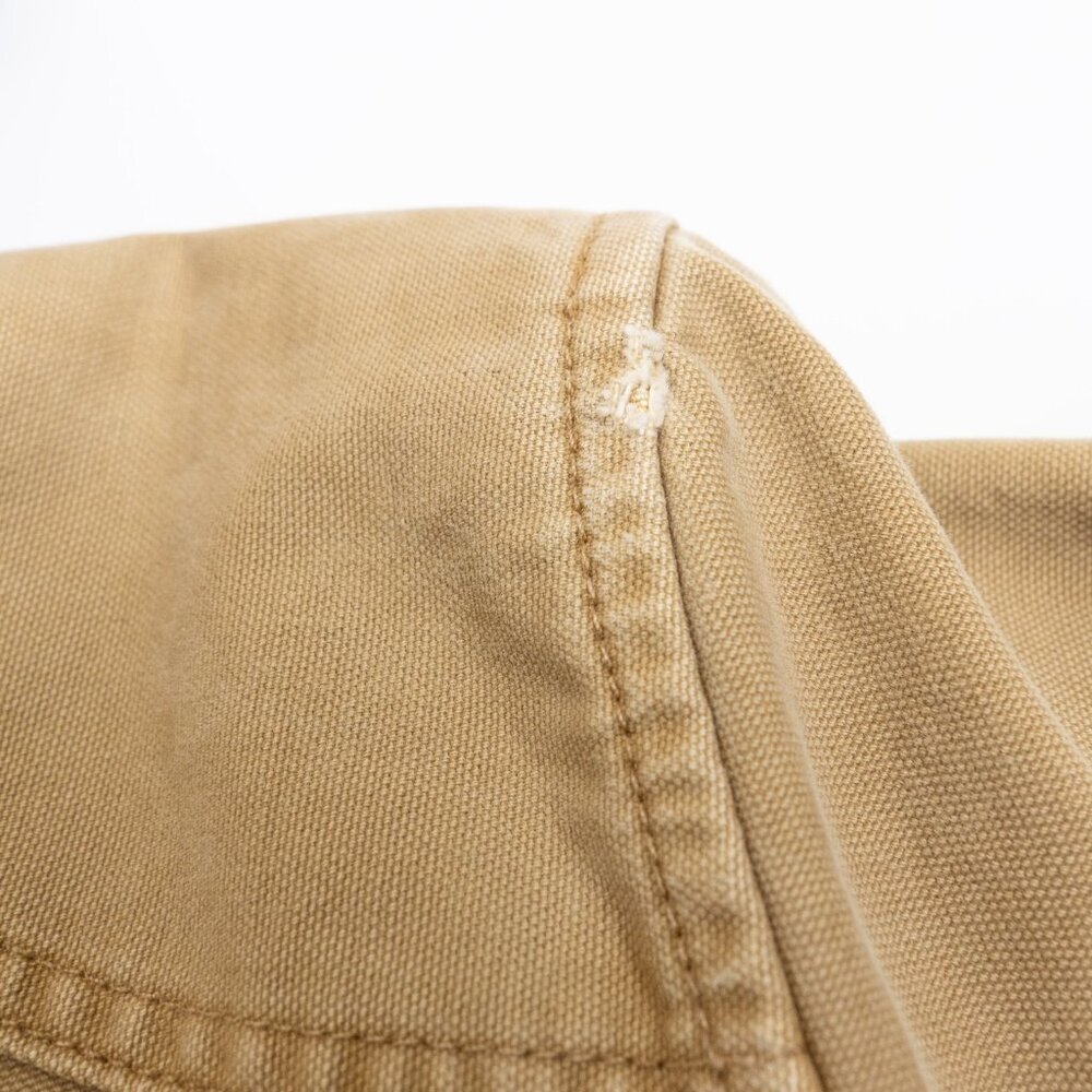 Aritzia TNA Jasper Field Jacket Relaxed Cotton Canvas Vintage Topaz Tan *Altered - Picture 11 of 16
